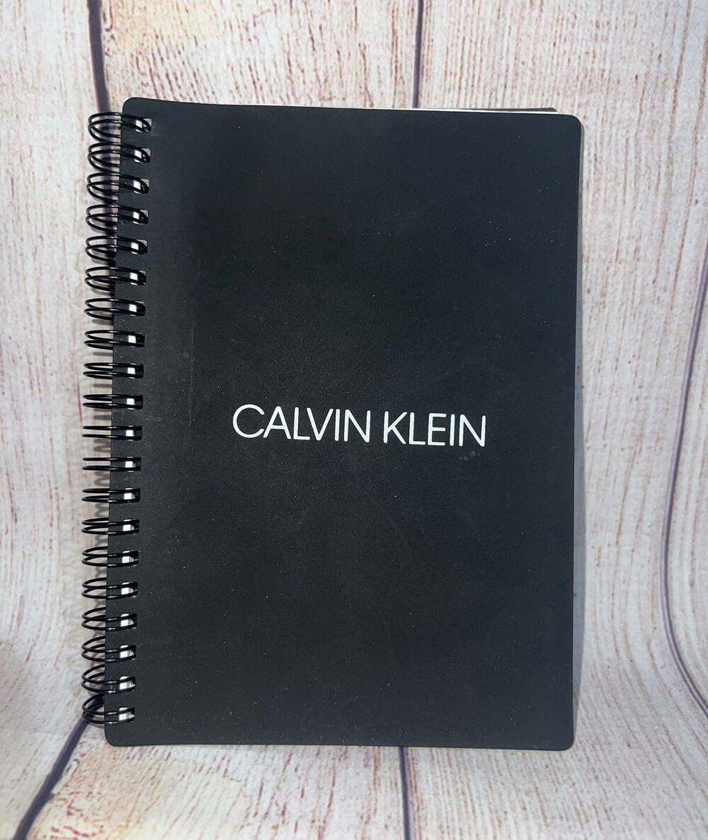 Calvin Klein Spiral Notebook Notepad NWOT